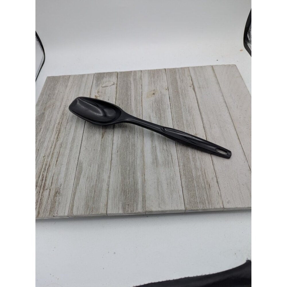 Vintage Foley Black Nylon Plastic Solid Spoon 11"